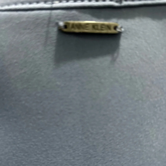 ANNE KLEIN BLUE OPEN FRONT LONG CAREER JACKET SIZE L - Picture 6 of 6